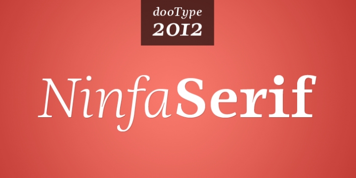 Ninfa Serif font preview