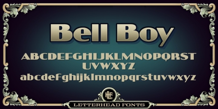 LHF Bell Boy font preview