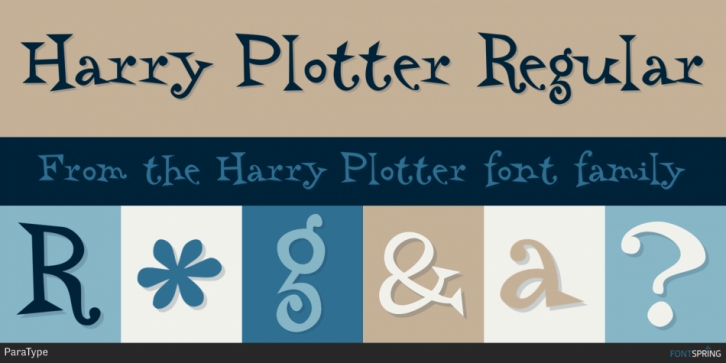 Harry Plotter font preview