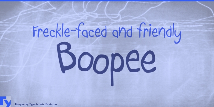 Boopee font preview