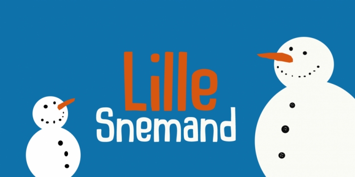 Lille Snemand font preview