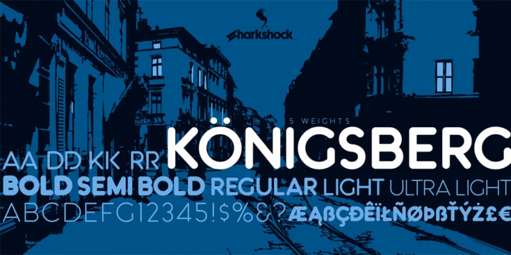Königsberg font preview