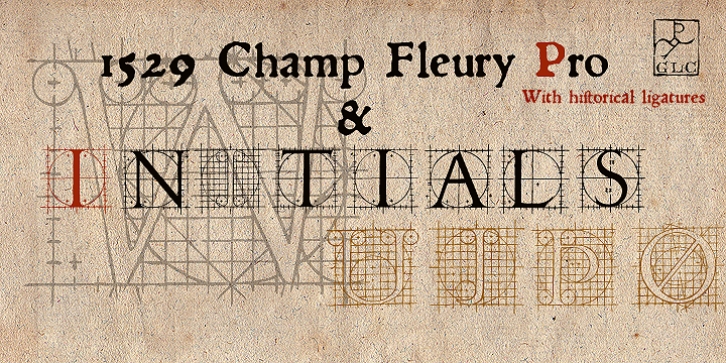 1529 Champ Fleury Pro font preview