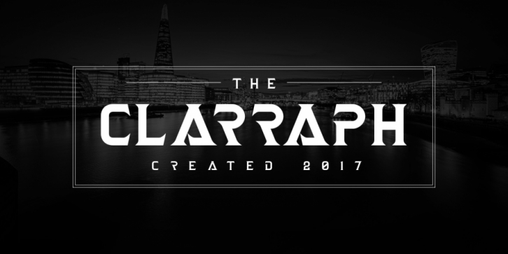 Clarraph font preview