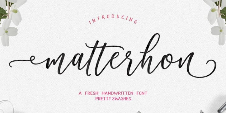 Matterhon font preview