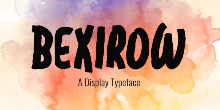 Bexirow font preview