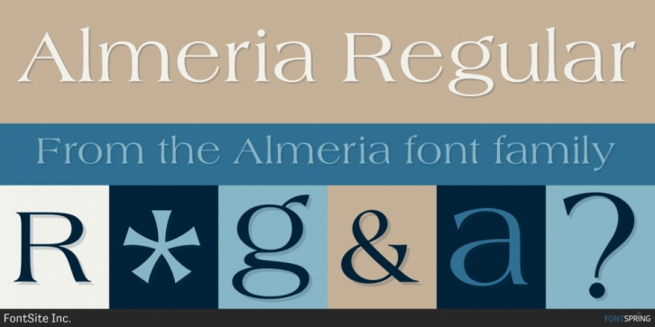 Almeria font preview