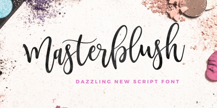 Masterblush font preview