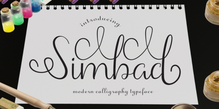 Simbad font preview
