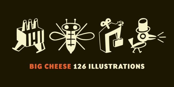 Big Cheese font preview