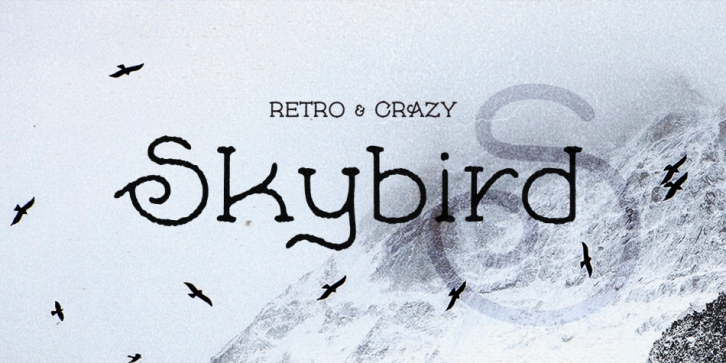 Skybird font preview