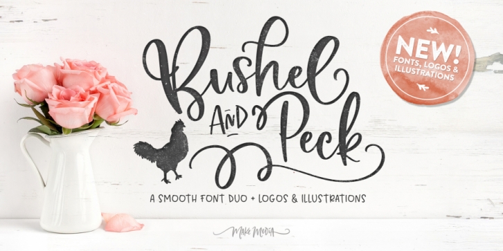 Bushel & Peck font preview