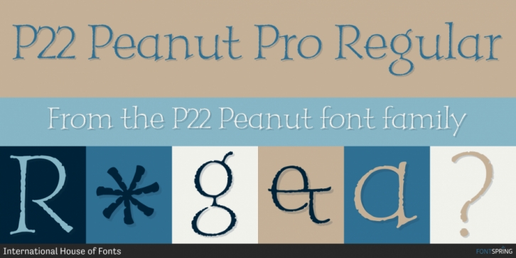 P22 Peanut font preview