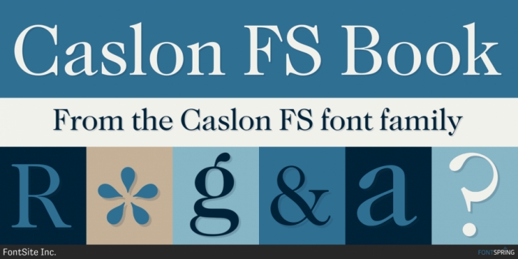 Caslon FS font preview