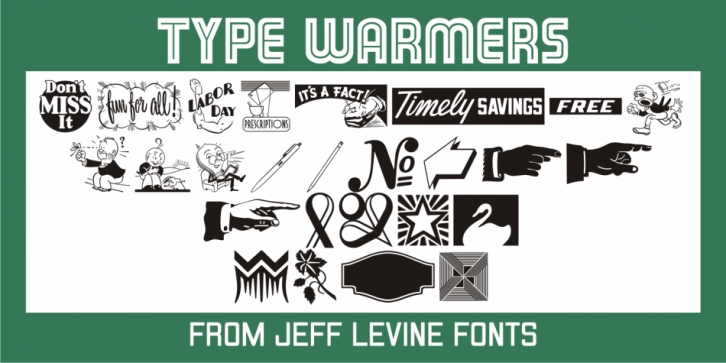 Type Warmers JNL font preview