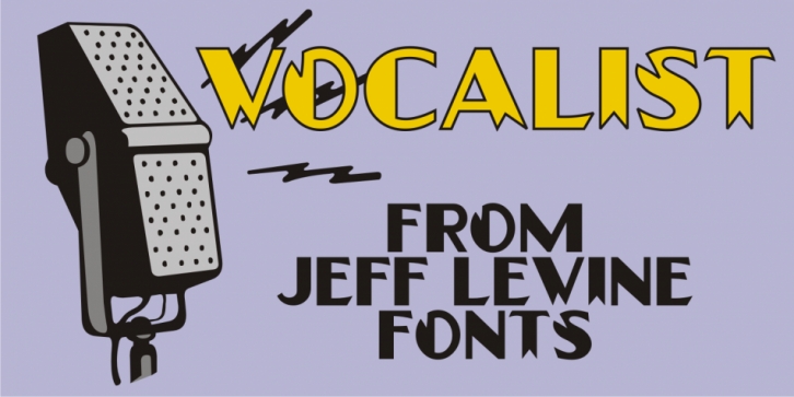 Vocalist JNL font preview