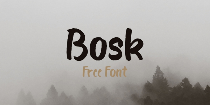 Bosk font preview