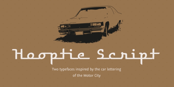 Hooptie Script font preview