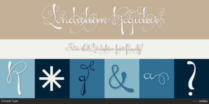 Pendulum font preview