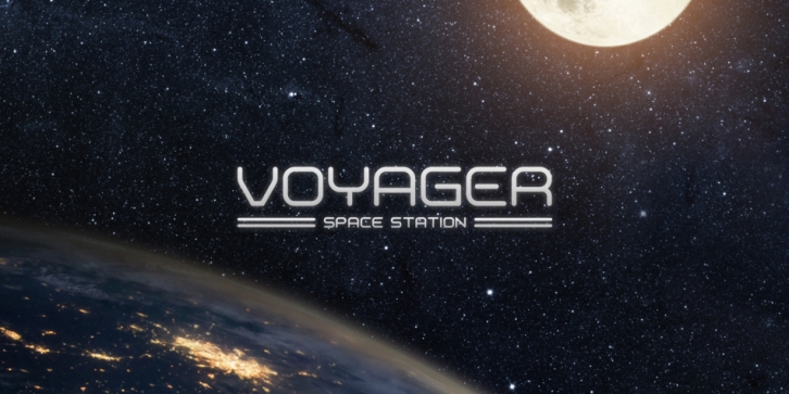 Voyager font preview