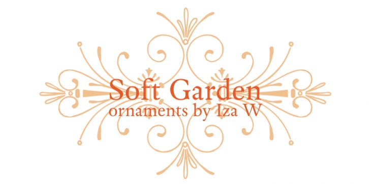 Soft Garden font preview