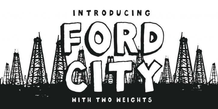 Ford City font preview