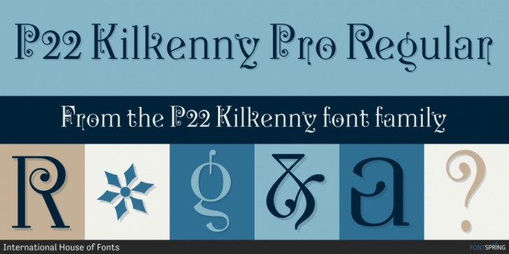 P22 Kilkenny font preview