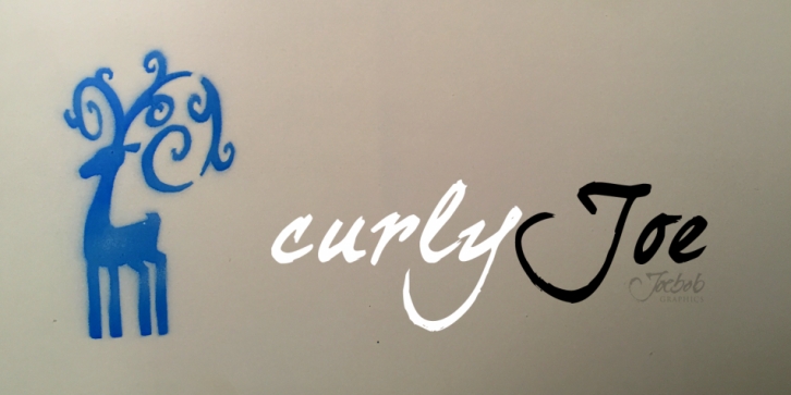 Curly Joe font preview