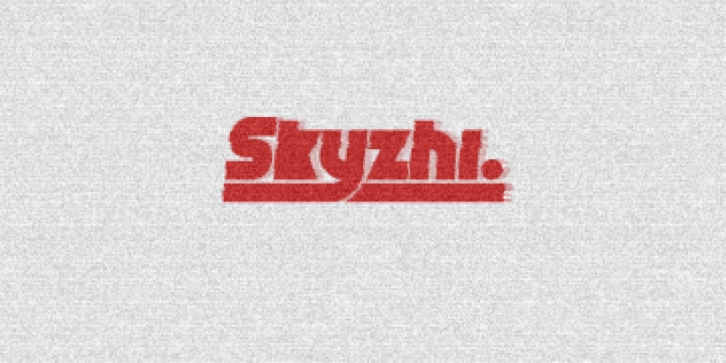Skyzhi font preview
