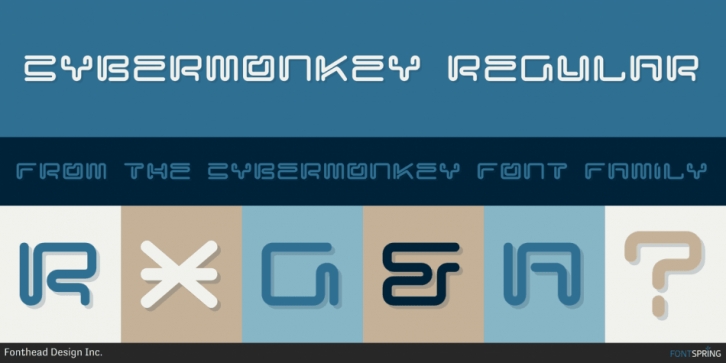 CyberMonkey font preview