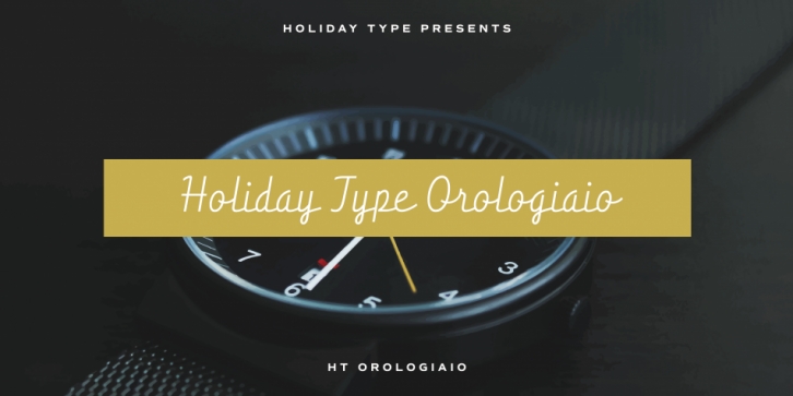 HT Orologiaio font preview