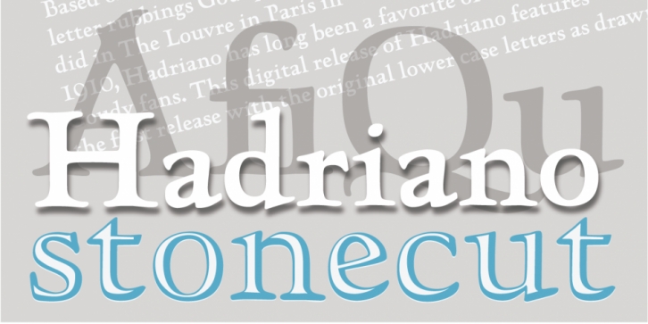 LTC Hadriano font preview