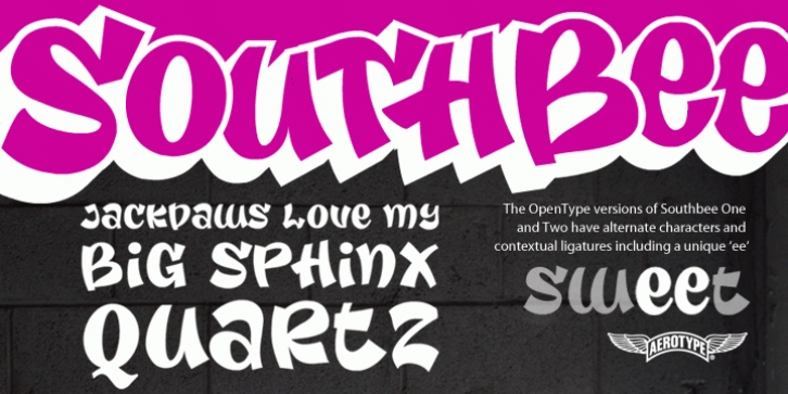Southbee Pro font preview