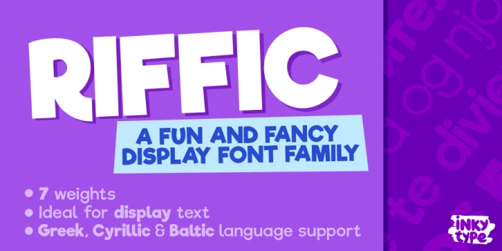 Riffic font preview