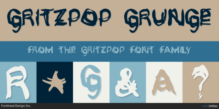 Gritzpop font preview