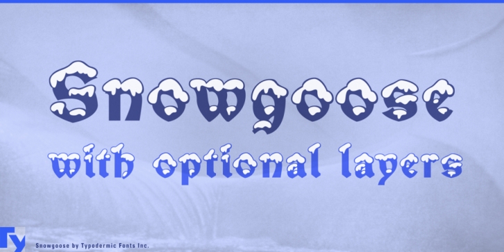 Snowgoose font preview