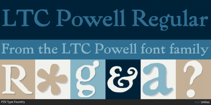 LTC Powell font preview