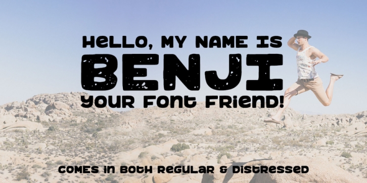 Benji font preview