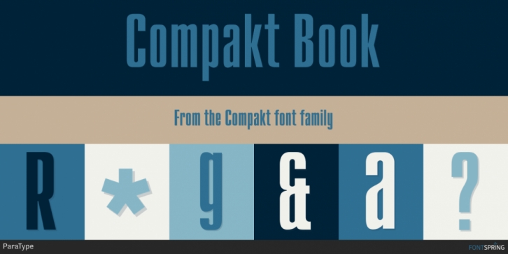 Compakt font preview