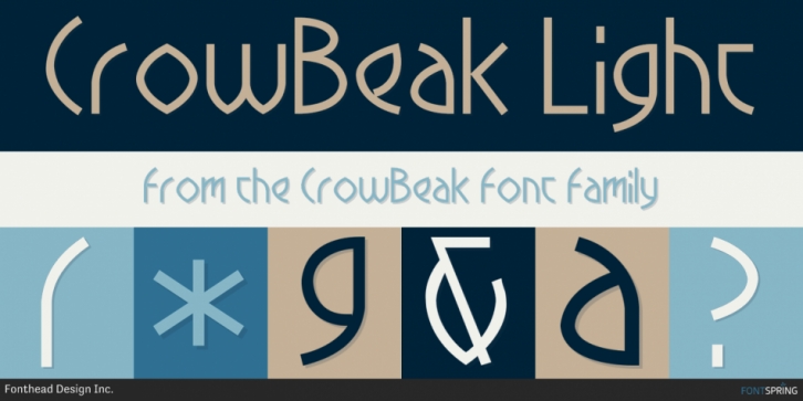 CrowBeak font preview