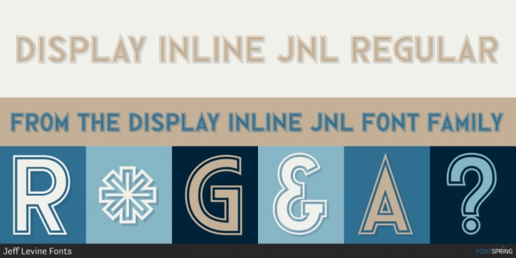 Display Inline JNL font preview