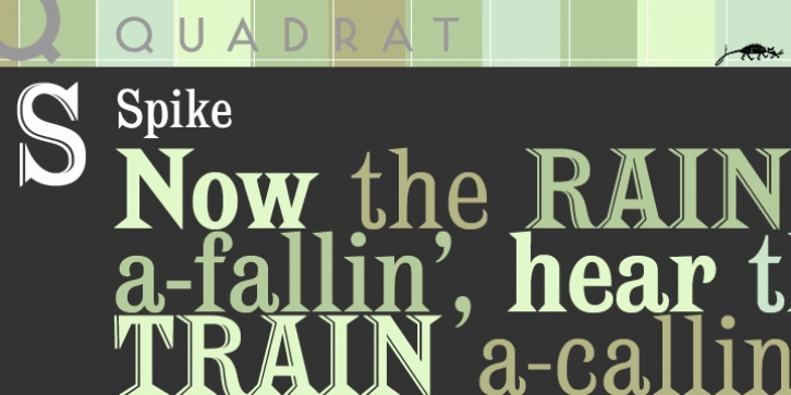 Spike font preview