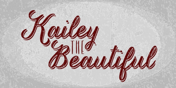 Kailey font preview