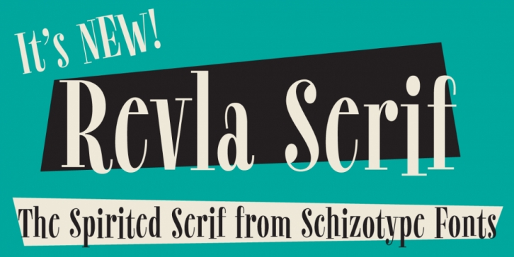 Revla Serif font preview