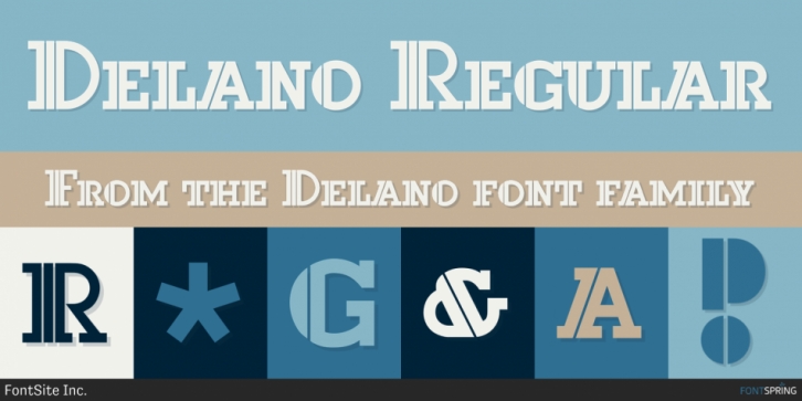 Delano font preview