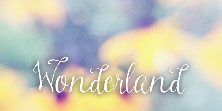 Wonderland font preview