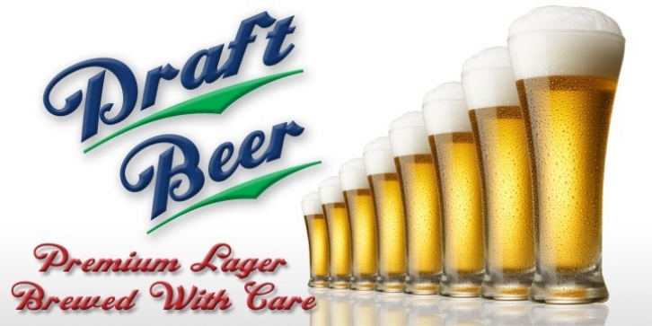 Draft Beer font preview