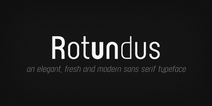 Rotundus font preview