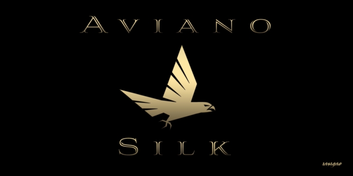 Aviano Silk font preview