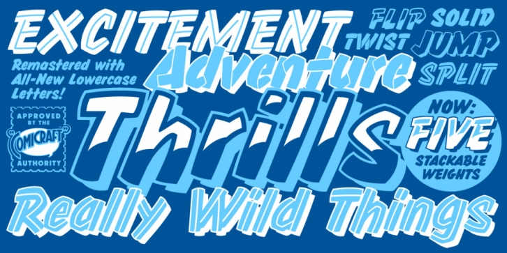 Thrills font preview